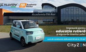 Allview Auto oferă mașini pentru cursuri de conducere defensivă la Academia Titi Aur