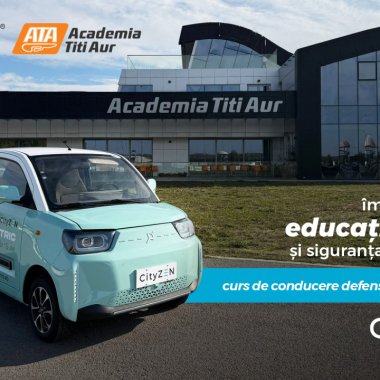 Allview Auto oferă mașini pentru cursuri de conducere defensivă la Academia Titi Aur