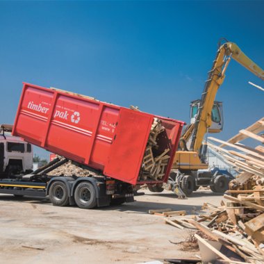 Un milion de tone de lemn colectat prin rețeaua de reciclare Timberpark a EGGER