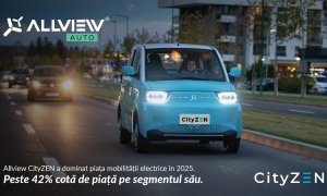 Mașina electrică Allview CityZEN a dominat categoria de vehicule B1 în 2025
