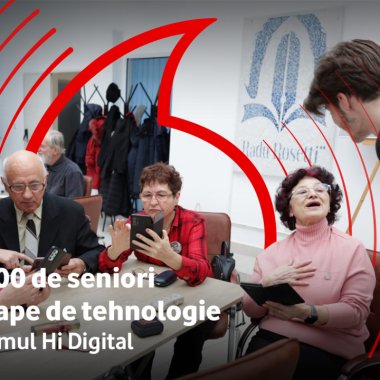 Fundația Vodafone: 6.000 de seniori din România au dobândit competențe digitale