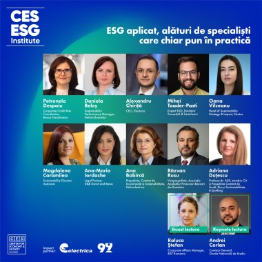 CES ESG Institute: primul program de studiu dedicat sustenabilității în România