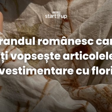 Brandul românesc care îți vopsește articolele vestimentare cu flori (și nu e o metaforă)