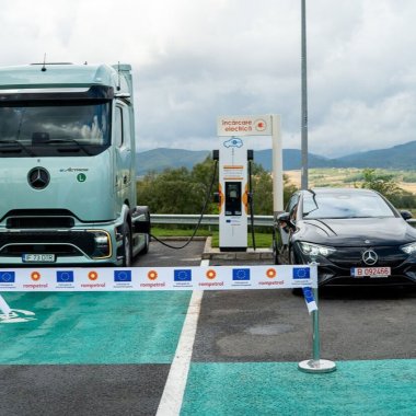 Rompetrol construiește o rețea complexă de încărcare pentru camioane în România