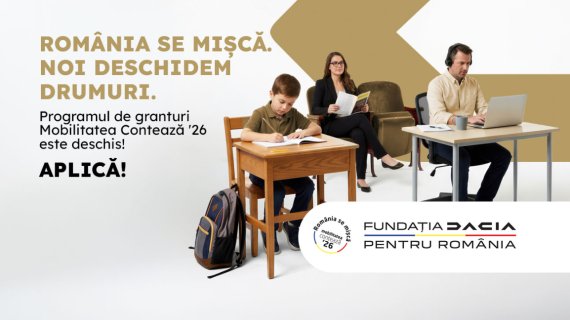Fundația Dacia: granturi de 1 milion de euro pentru programul „Mobilitatea contează”