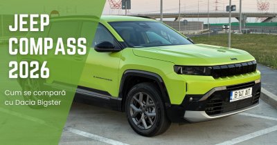 Jeep Compass 2026 sau Dacia Bigster? Concluzia după Test Drive cu SUV-ul Jeep