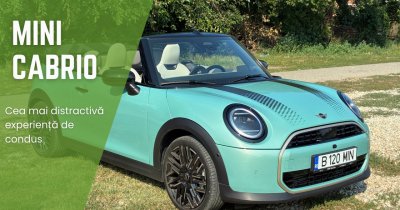Cum am reușit să scot un consum de hibrid cu o decapotabilă: Test Drive MINI Cabrio 2026
