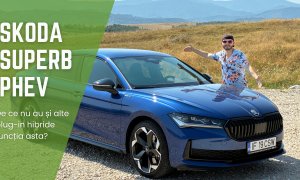 Test Drive Skoda Superb PHEV: plug-in hibrid care se încarcă în 30 de minute