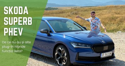 Test Drive Skoda Superb PHEV: plug-in hibrid care se încarcă în 30 de minute