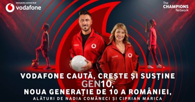 Vodafone lansează proiectul GEN10 pentru promovarea sportului la copii
