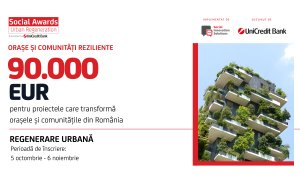 90.000 de euro pentru proiectele care transformă orașele României: Înscrieri deschise pentru Social Awards 2026