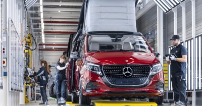Mercedes-Benz începe producția internă a camperului sustenabil Marco Polo