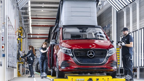 Mercedes-Benz începe producția internă a camperului sustenabil Marco Polo