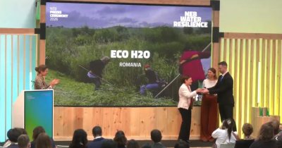 Stația de epurare ecologică de la Viscri a primit premiul special pentru reziliență în domeniul apei în cadrul Premiilor New European Bauhaus 2026